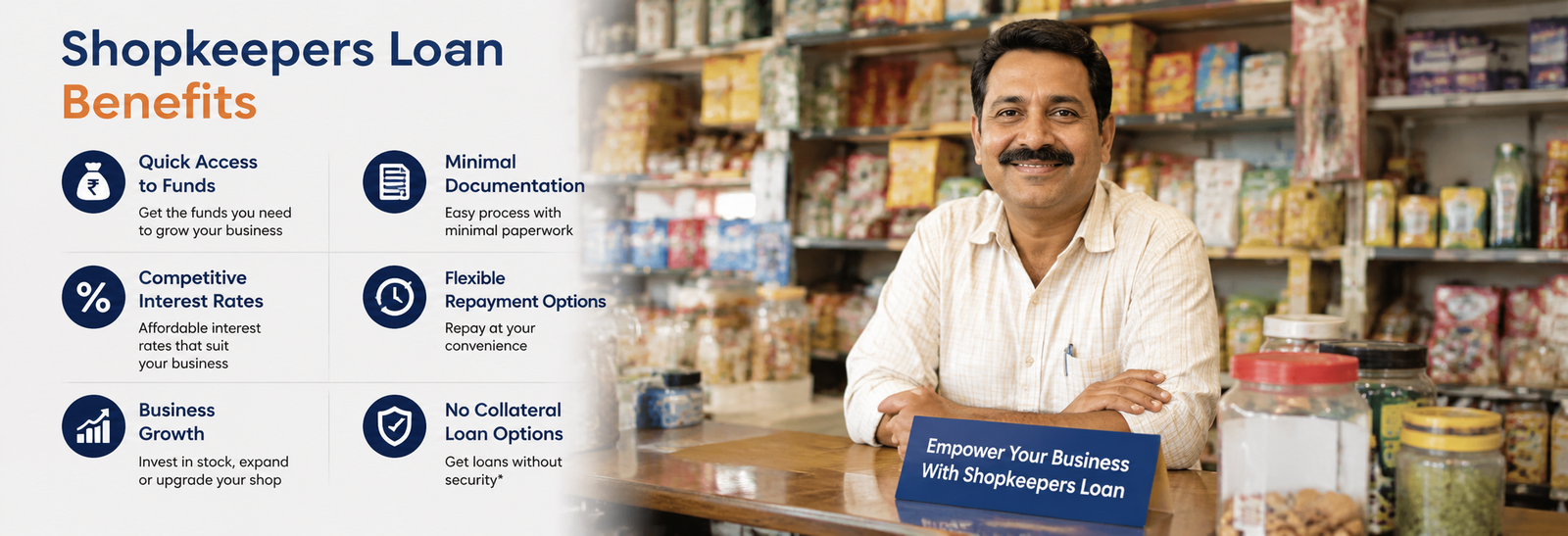 Shopkeepers Loan Benefits