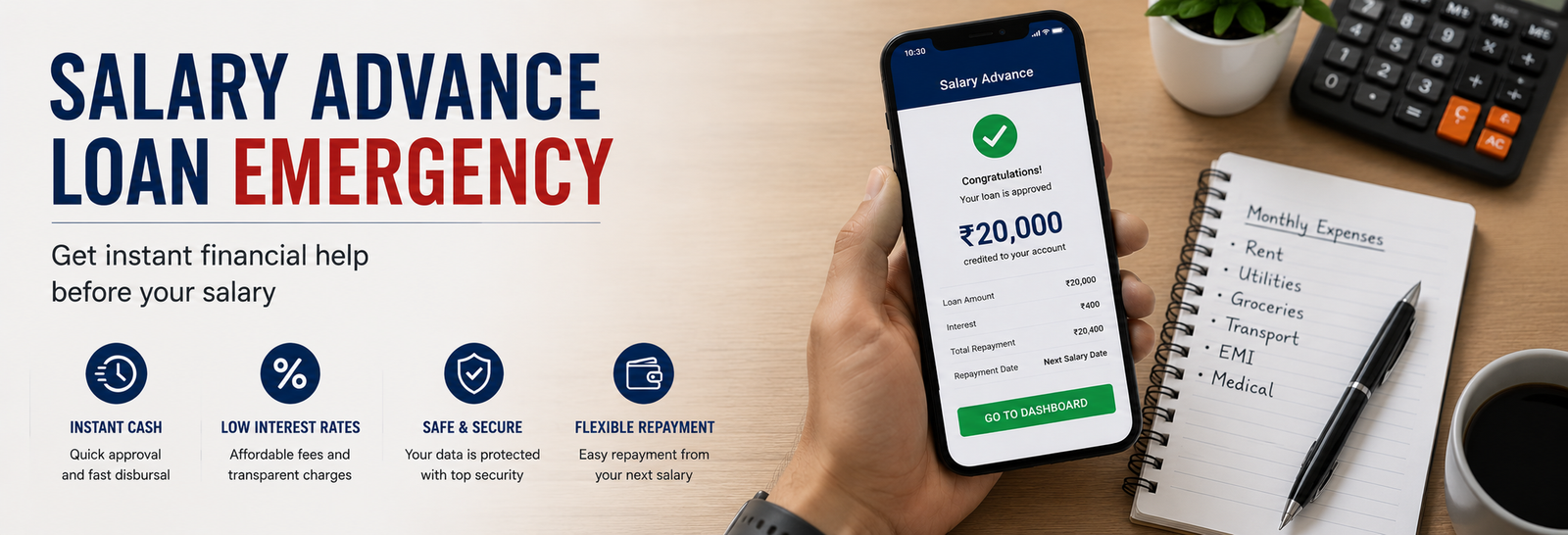 Salary Advance Loan for Emergency