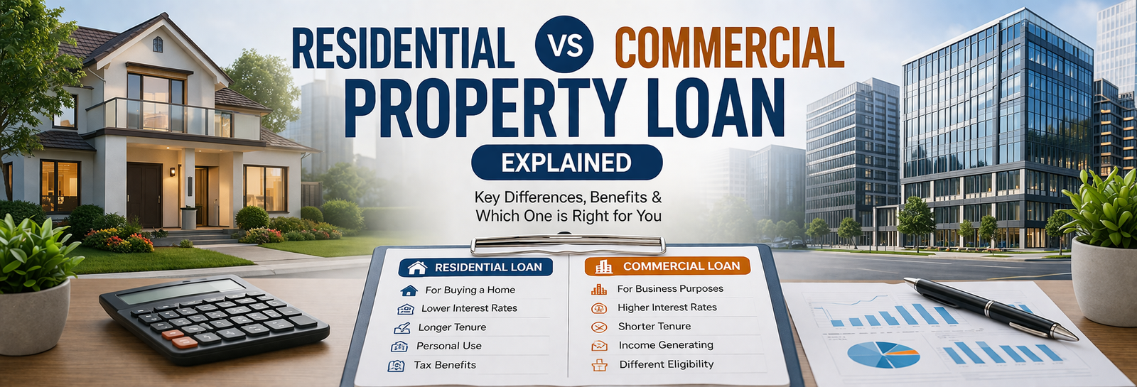Residential vs Commercial Property Loan Explained