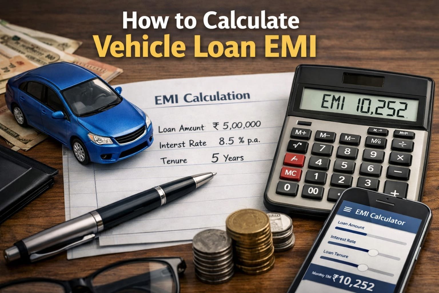 How to Calculate Vehicle Loan EMI